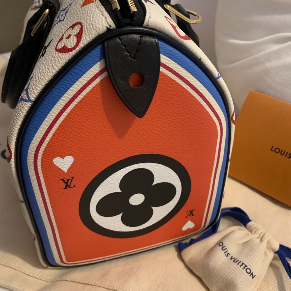 ❣️SOLD❣️💯 Authentic LV Speedy 25 Game on Limited addition🖤🤍♥️.